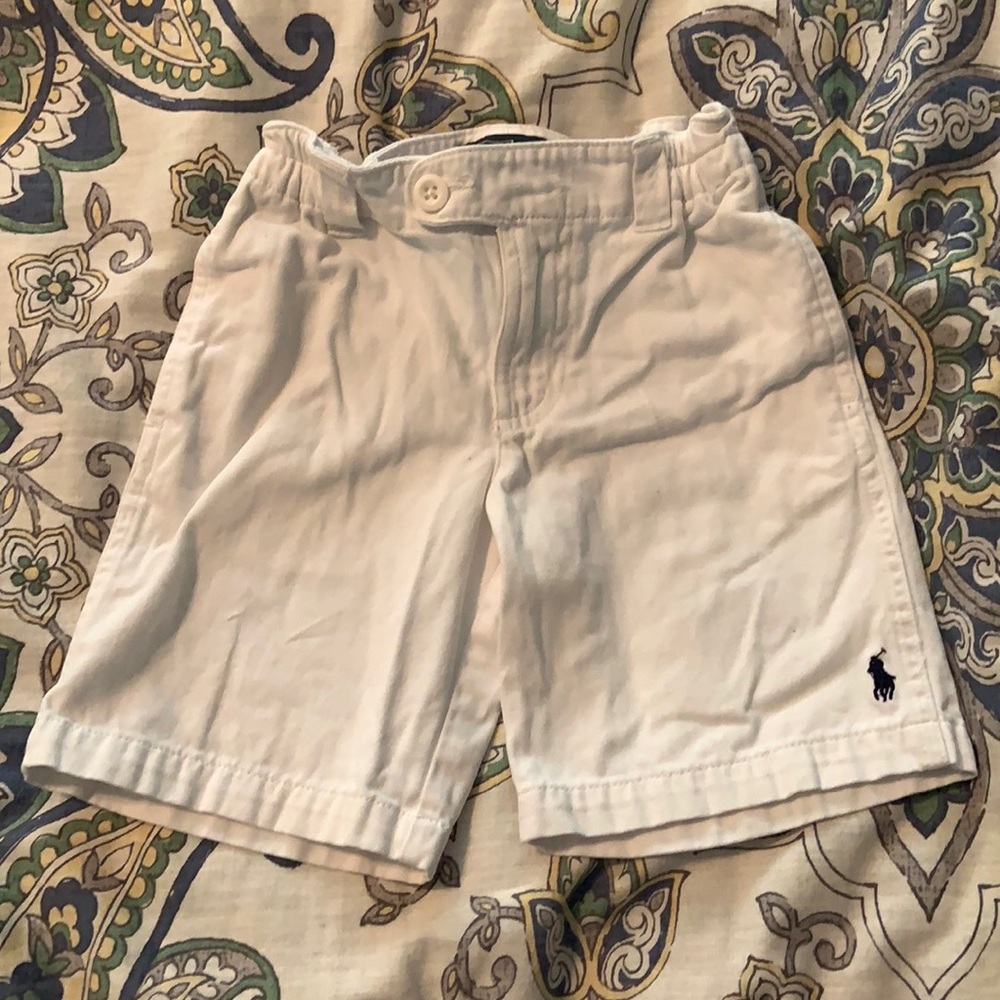Polo white shorts
